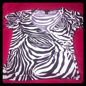 Rafaela women’s zebra blouse M